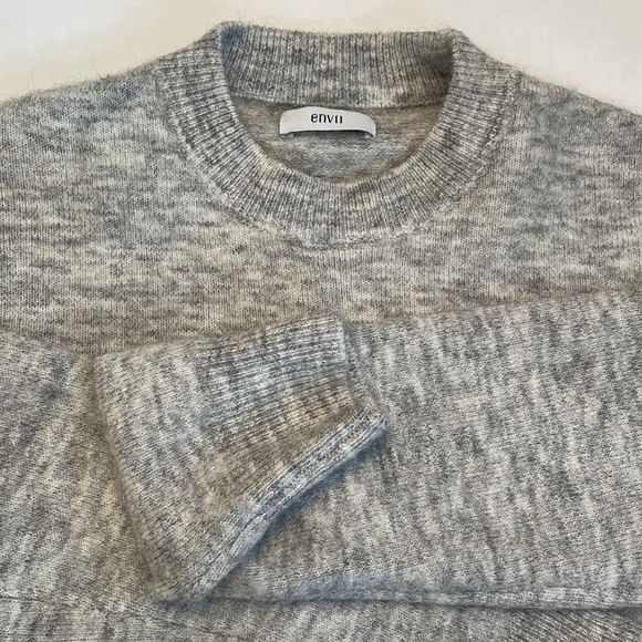 Envii Wool & Alpaca Blend Light Gray Sweater (S/M) - Picture 2 of 11